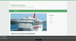 Desktop Screenshot of ciudadesfamosas.com